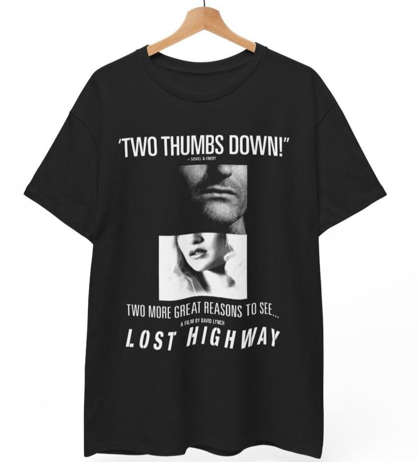 Lost Highway David Lynch Two Thumbs Down Vintage Unisex Tee