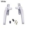 Window Handles With Lock Handle Aluminum Alloy Door Handle Latch Catch Replacement Casement Locking Handle For Door Window