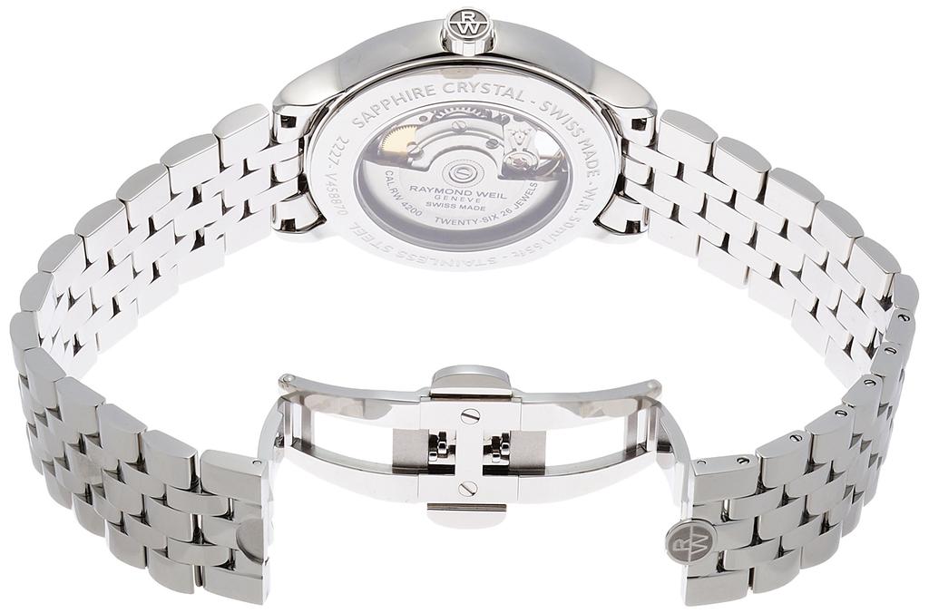 Raymond Weil Watch Officially Silver Men's 2227-ST-00659, Imported,
