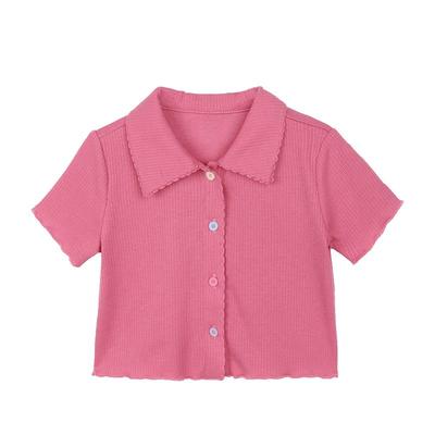 LUSON Baby Girl's Short Sleeve Polo T-Shirt