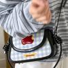 2025 Summer New Portable Saddle Bag Women's High Value Foreign Style Fashionable Cute Shoulder Bag Small Square Bag