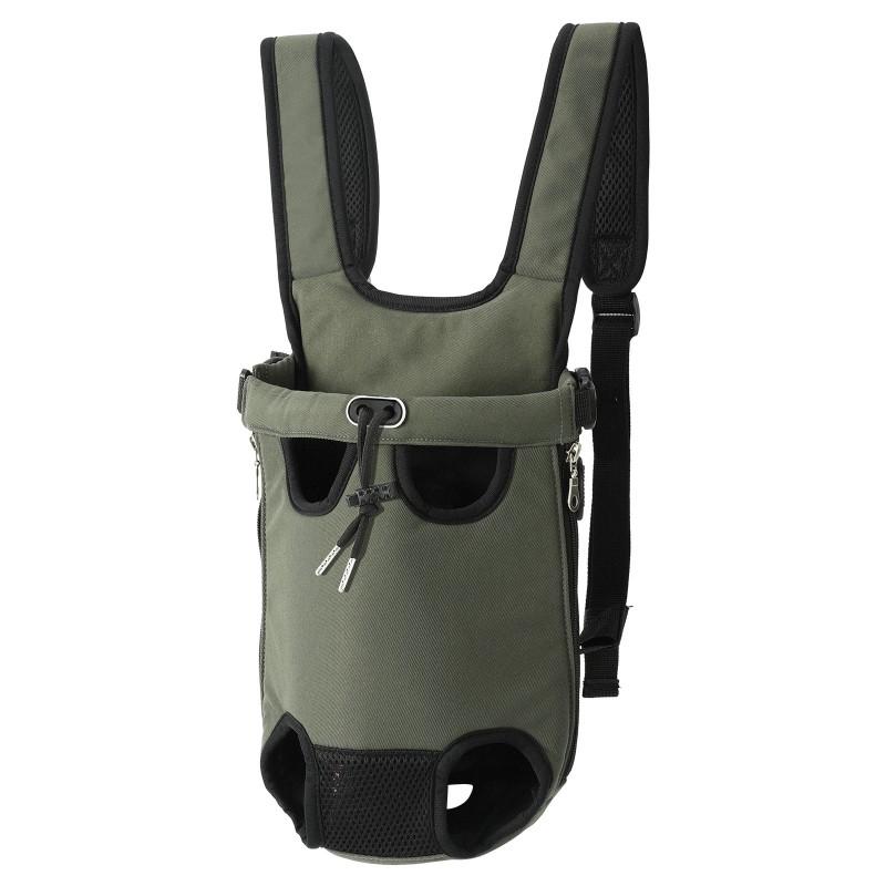 Pet Front Carrier Backpack Cats Dogs Oxford Fabric Adjustable Shoulder Straps Large Capacity Comfortable Travel Bag