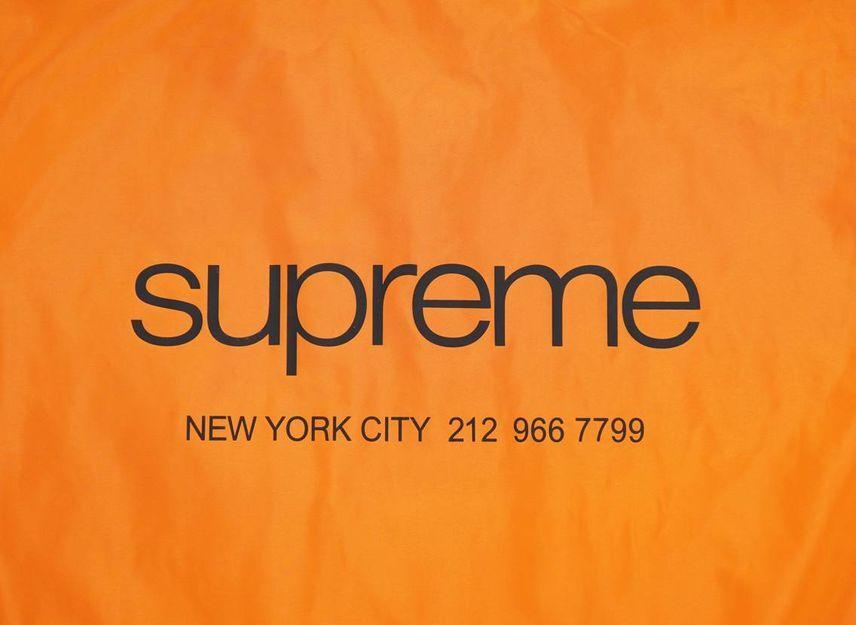 Supreme Nyc Coaches Jacket Orange