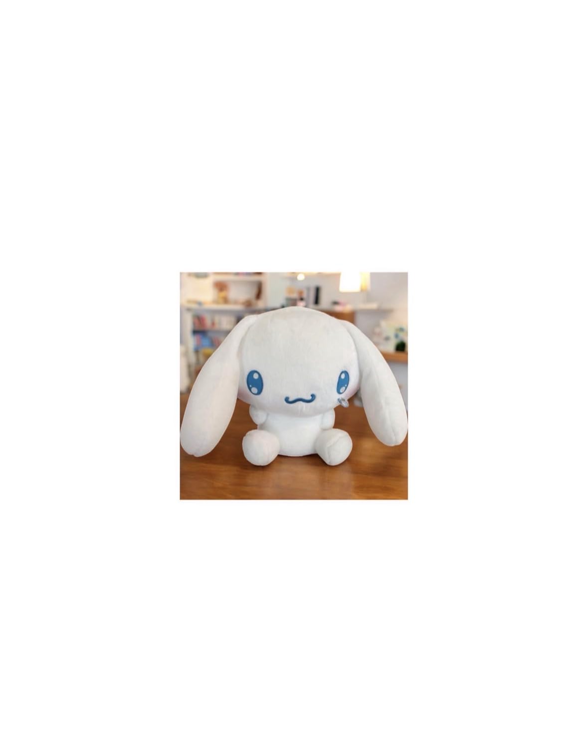 

Cinnamo Sad Rain Pattern Big Plush Official Cute Merchandise Toy, Approx. 24cm, (Normal Size)