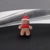 5pcs Christmas Gingerbread Man Biscuits Charms Resin Cookie Xmas Pendant Earrings Bracelet Diy Jewelry Making Supplies Material