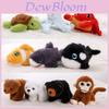 Porte-clés Peluche Animal Marin Avec Remplissage en Coton PP Pour Cadeau Fille et Décoration de Sac