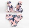 Two-Piece Swimsuit for Beach Pool Flowers Print Women'