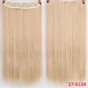 5Clips In Hair Synthetic Long Straight Hair Extensions Natural Hairpiece For Women Cosplay Party Wear