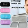 Hard Shell Stethoscope Protection Bag Mesh Pockets Stethoscope EVA Carrying Case  Travel