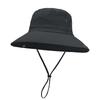 Summer outdoor bucket hat men's nylon large brim sun protection hat breathable UV protection women's sun hat