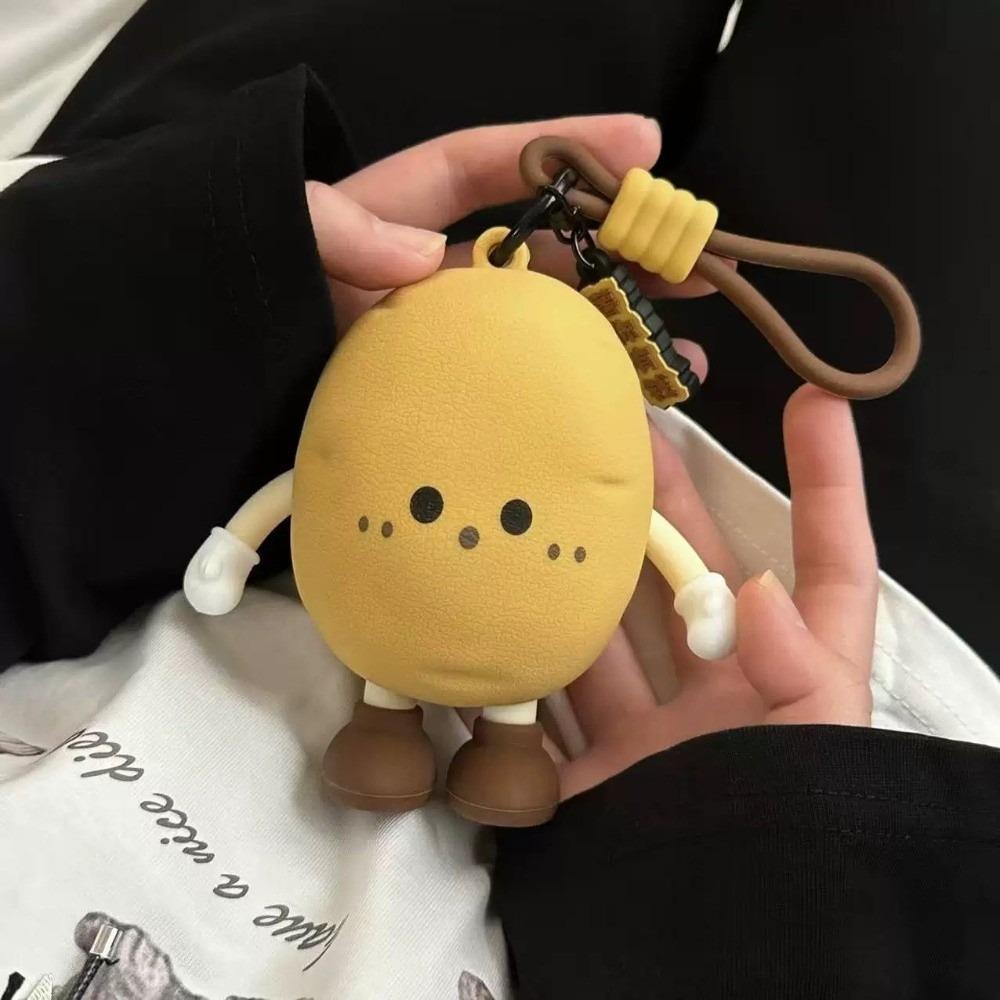 Portable Potato Phone Bag Soft Mini Earphone Bag Funny Vegetable Coin Purse Outdoor