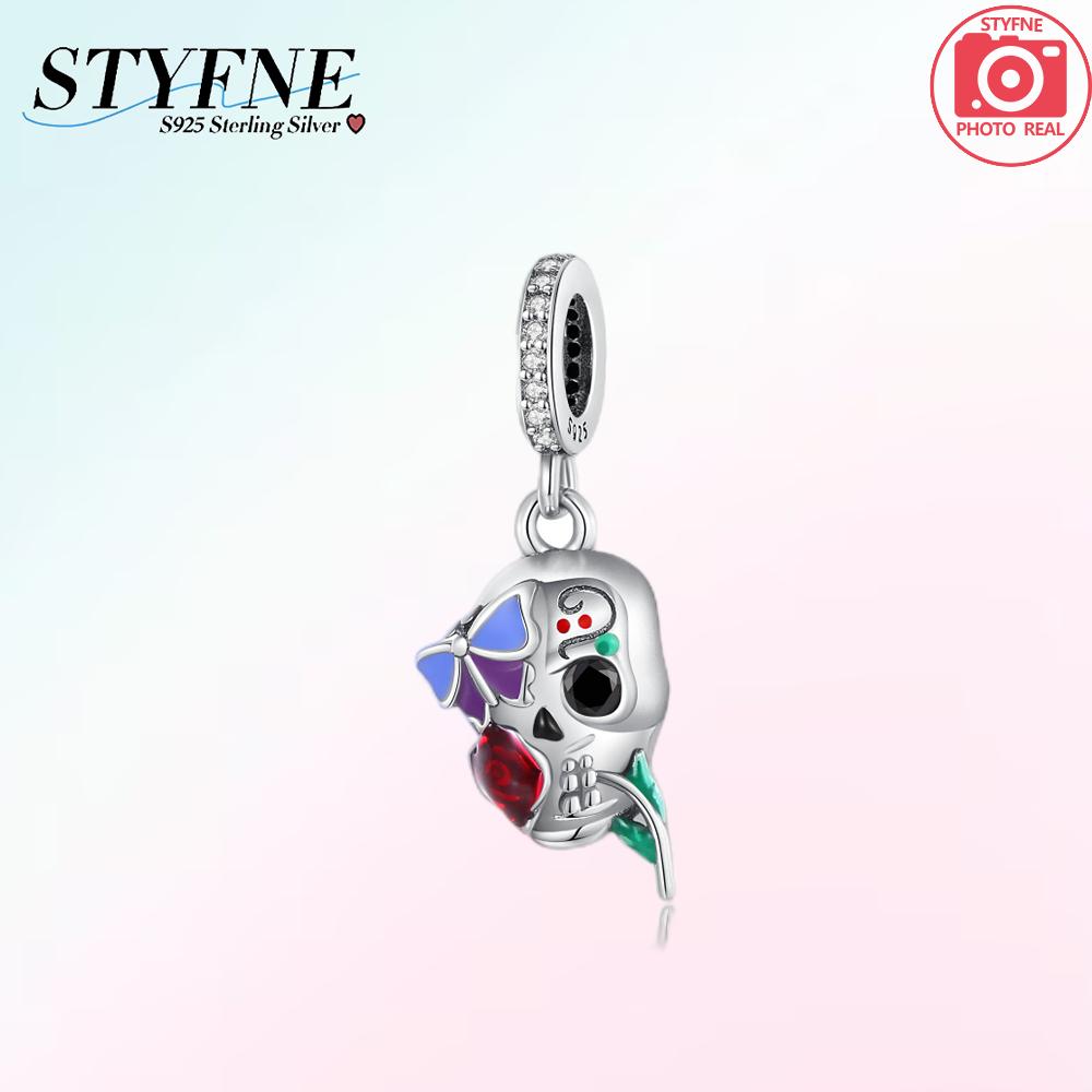 Exquisite Skull Man Castle Blood Night Butterfly Fantasy Pendant Copper Charms Fit Original Bracelet Women Diy Jewelry Gift