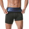 Sauna Shorts for Men Sweat Pants High Waisted Compression Underwear Tummy Control Shapewear Workout Training Capris Body Shaper Boxer Briefs