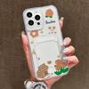 Card Slot Holder Silicone Wallet Pocket Case For iPhone 14 16 17 Xiaomi Redmi Note 13 Reno 12F 13F Samsung S23 S24 S25 Ultra Cover Clear Phone Bumper