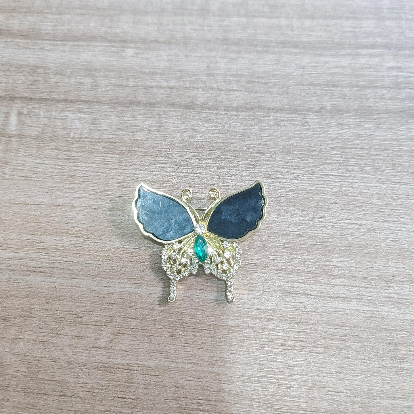 

Французький Ретро Стиль Висококласна Брошка-Метелик - Осінньо-Зимовий Ювелірний Аксесуар