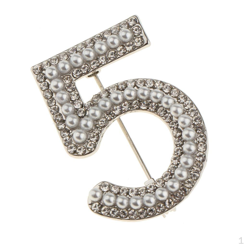 Brooch Clip for Women Shawl Coat Dress Decoration Crystal