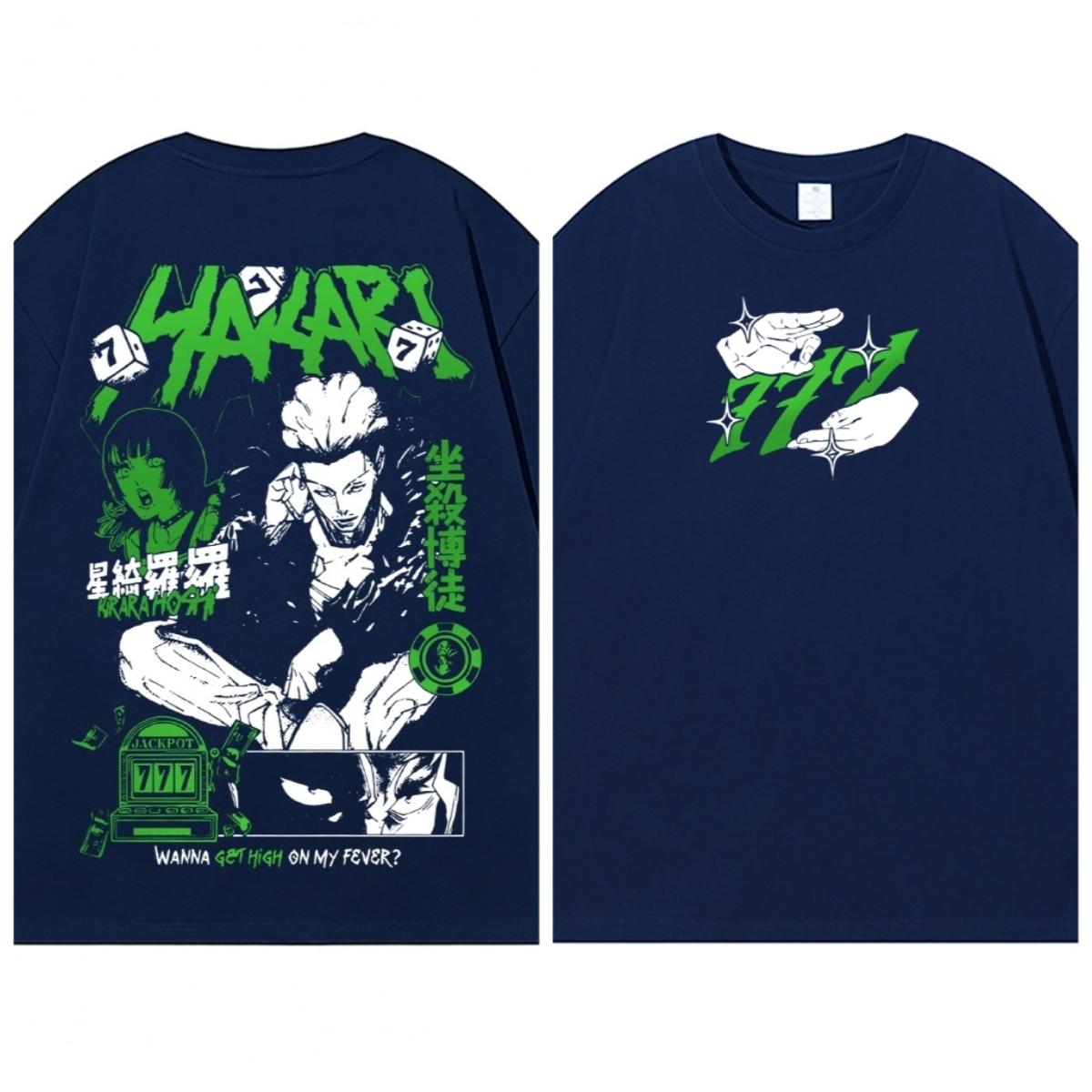 

2026 New Hoshi Kirara Jujutsu Kaisen Back Art Cotton Tee Highquality Streetwear Tshirts Suitable for Both Unisex and Women Summer XL