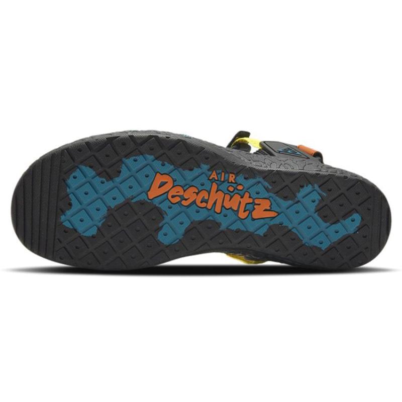 Nike Acg Air Deschutz Black Dark Teal Beach Sandals DC9093-300