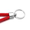 5Pcs/Pack PU Leather Braided Woven Rope Keychain DIY Bag Pendant Key Chain Holder Car Keyring Simple Multiuse Key Holder Gifts