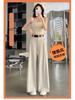 2026 Spring/Summer Women's High-Waisted Wide-Leg Drape Pants