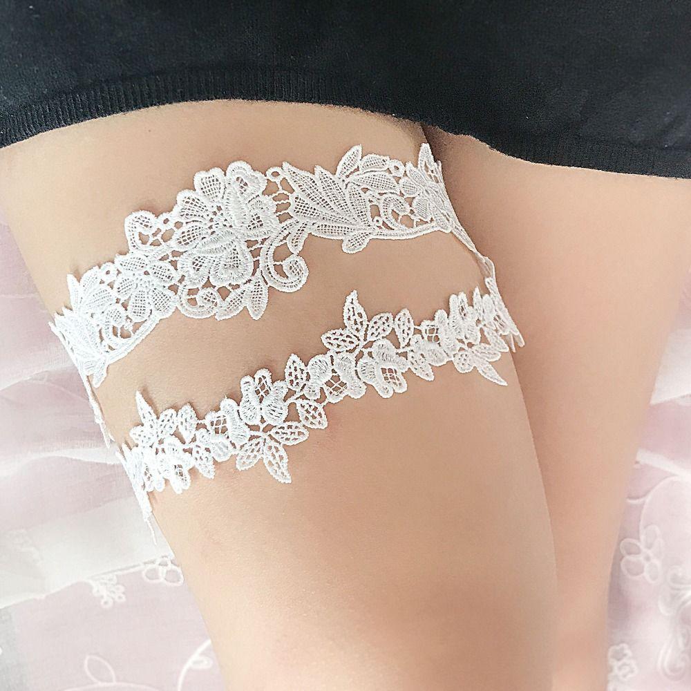 Bowknot Women Thigh Garter Lace Wedding Lace Garter New Leg Loop  Women Girls