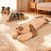 AMIRA TOYS Hundepuppe Lang ein bequemes flauschiges weiches Puppenkissen für Zuhause geeignet für die Nutzung bei in der oder auf der geeignet für beide Männer und Kissen, Nutzung,