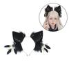 Bandeau Cheveux Oreilles de Chat Renard en Fausse Fourrure Poilue Fête Cosplay Bandeau Cheveux Headwear