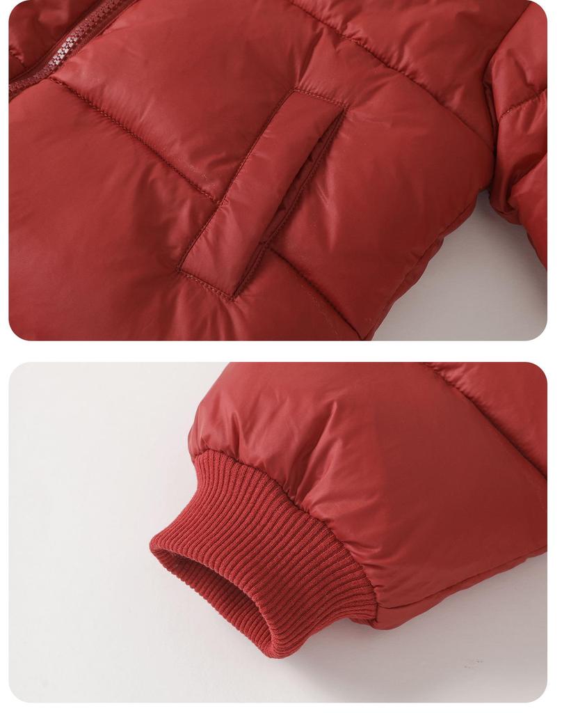 Kaka Panda Kids' Winter Cotton Coat - Warm Padded Jacket for Boys & Girls
