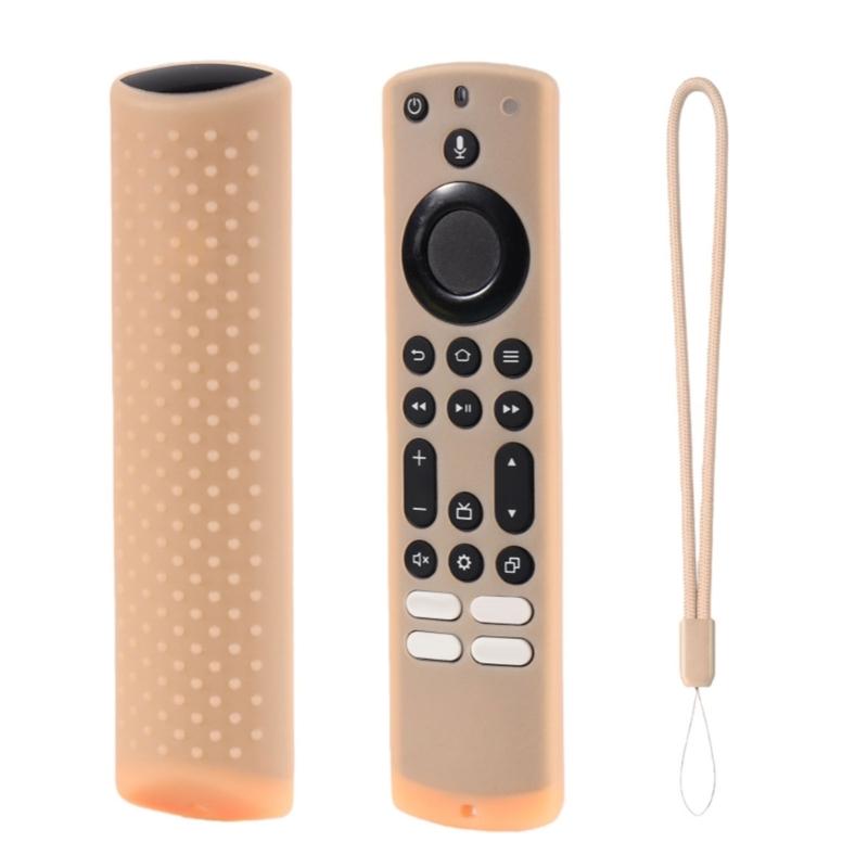 Protective Silicone Case for frie TV4 Remotes Shell Ensures Full Safety Against Drop Dust for Family Environment