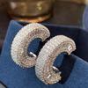 Fashion Copper Alloy Zircon Jewellery Drop Earrings For Women Wedding Party Gifts