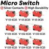 10/30PCS V-15 Series 3Pin Micro Switch V15 V151 V152 V153 V154 V155 V156 Silver Contact Snap Action Mini Limit Microswitch