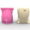 Succulent Plant Pots Silicone Mold Cat Panda Resin Mold DIY Animal Resin Mold