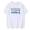 Buy A Man Eat Fish He Day Teach Fish Man To A Lifetime Funny Meme T Shirt Unisex Casual Cotton T-shirt Men Cotton Oversized Tees