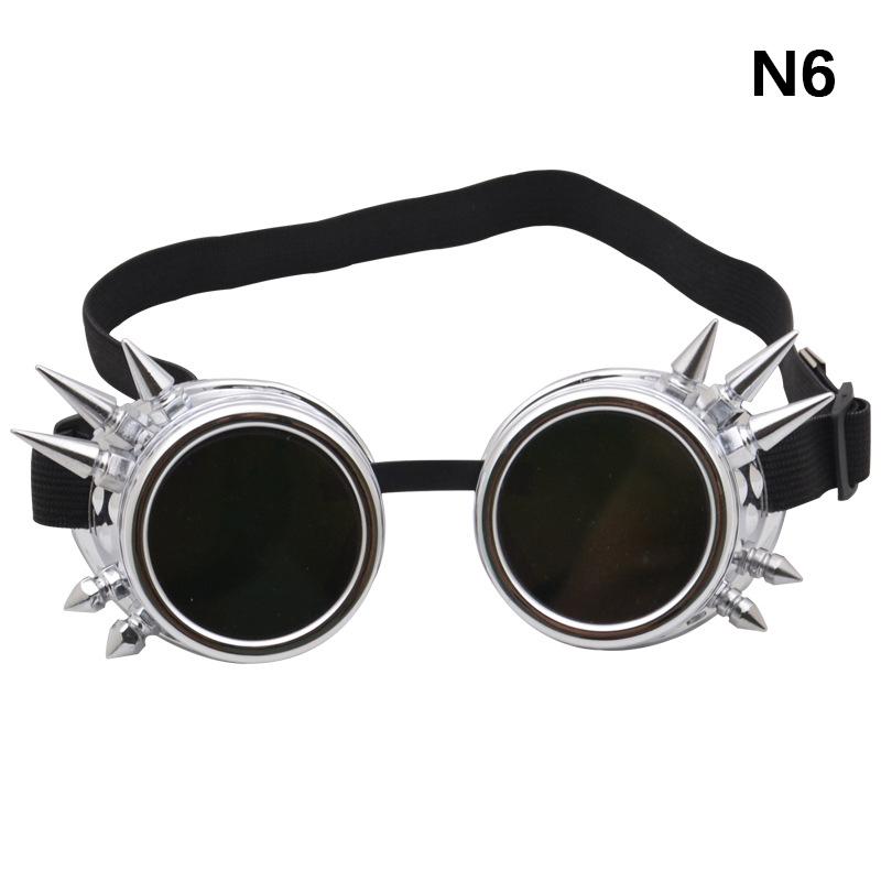 Motorcycle Retro Steampunk Glasses Driver Gothic Sunglasses Protective Glasses Decorations Multiple Models Dress Up Tool