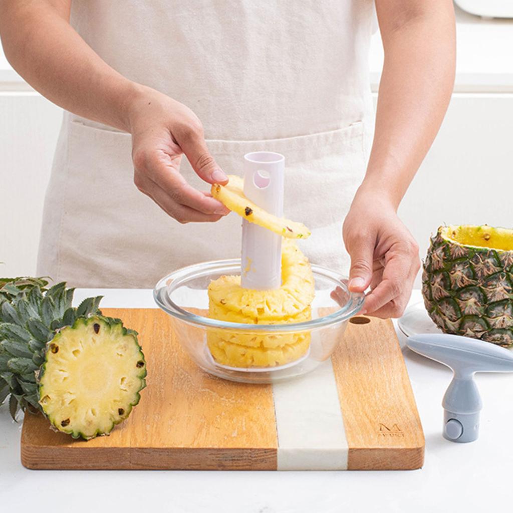 Effizienter Ananasentkerner Ananas-Schneidewerkzeug Kunststofftextur Geeignet für schnelles und sicheres Schneiden von Früchten