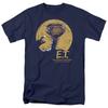 Et Moon Frame Mens T Shirt Navy Officially Licensed