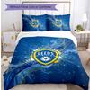 Leeds United Voetbal Beddengoed Set, 3 Delen, Comfortabel Huidvriendelijk Slaapkamer Dekbedovertrek Set