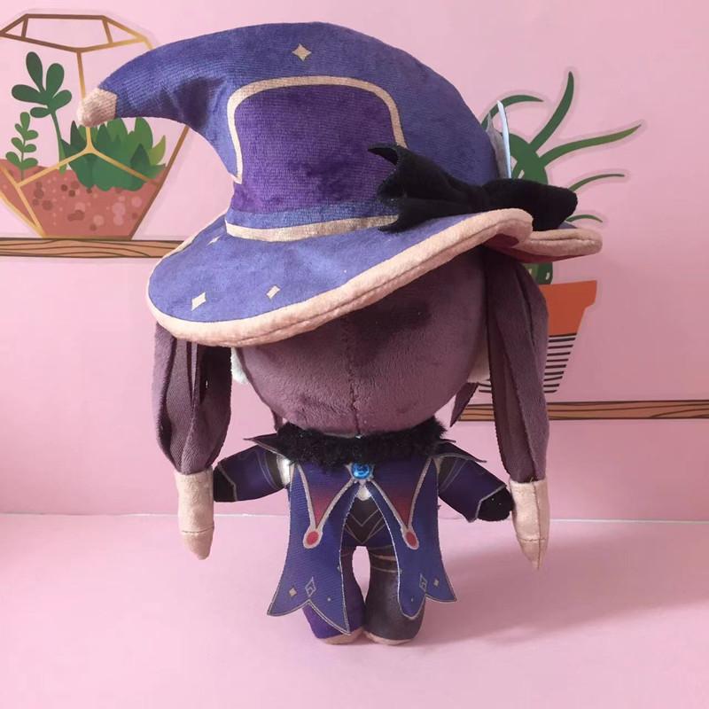 Anime Genshin Impact Mona Fischl Plush Doll Toy Game Cute Soft Stuffed Pillow Kids Gift 20cm
