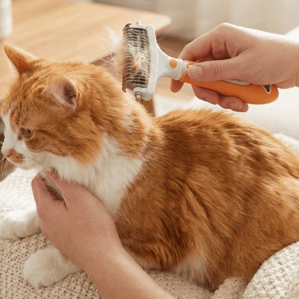 Double-Sided Pet Grooming Brush Professional Cat Cleaning Comb Dog Knot Opening Comb Pet Massage