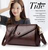 Autumn Women's Vegetable Tanned Leather Textured Crossbody Bag - Fashionable, Versatile, Retro Design In Multiple Colors.