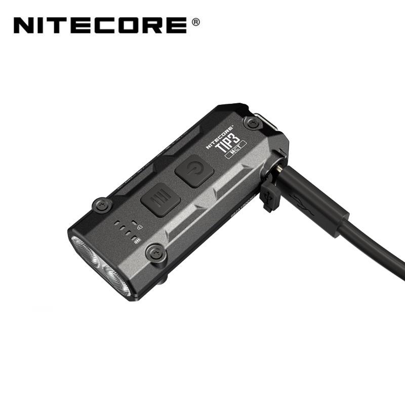 2026 NEW NITECORE TIP3 Keychain Light 720 Lumens Multi-Color Temperature USB-C Rechargeable EDC Flashlight