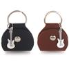 Skladovací taška na trsátka na klíče Kožený držák trsátka s přívěskem na kytaru na tašku na ozdobu přívěsku na klíče