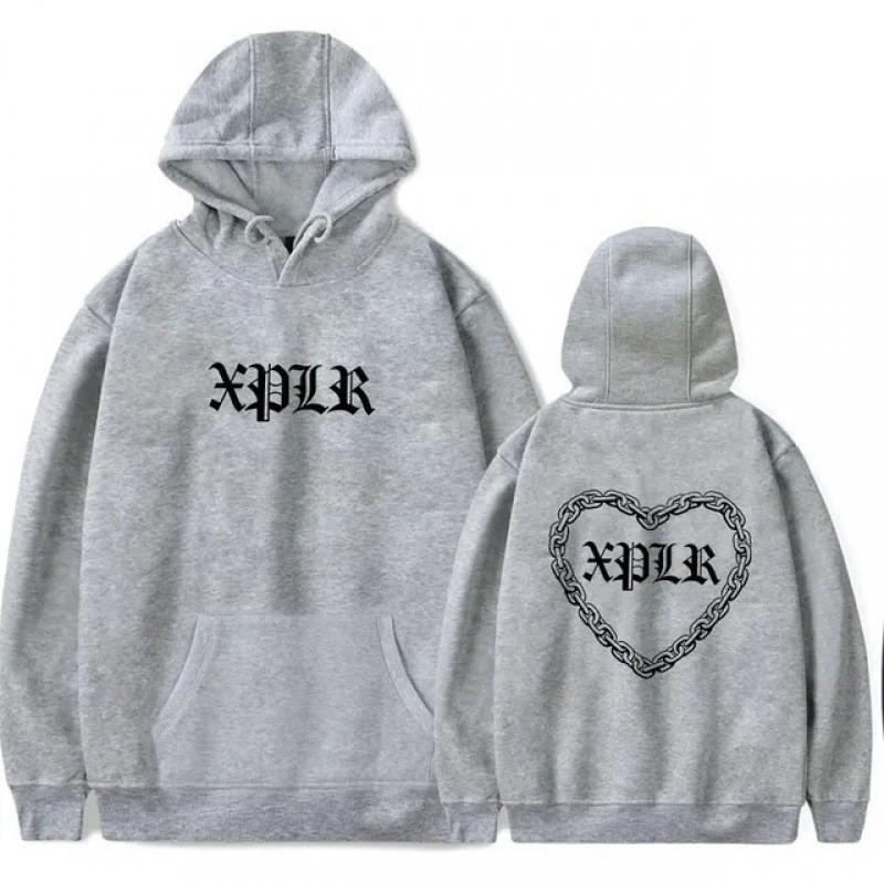 Sam Colby Xplr Ouija Print Hoodie Men Loose Fit Casual Wear
