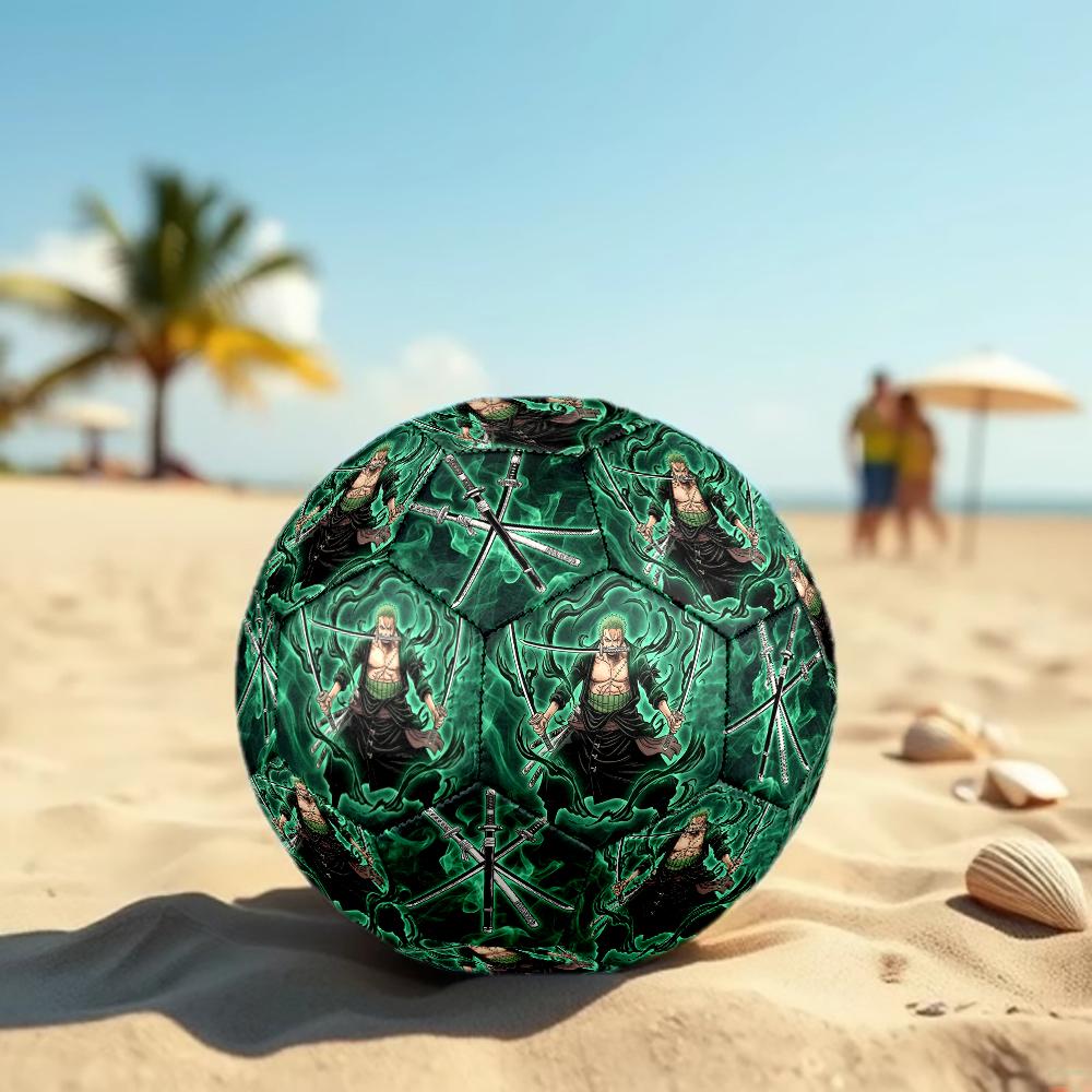 1pc One Piece Football Soccer Ball Size 5 Indoor Soccer Ball Fashion Colorful  Backyard Game -Great For Sports Fans Gift HE25