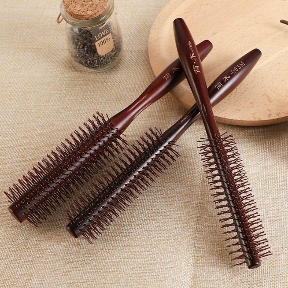Professional Round Hair Brush for Styling Women’s Hair - Blow-Dry Straight, Curly, Inward Curl, Air Bangs.