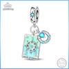 Hot 100 copper Tarot Wheel of Fortune Sparkling Zirconia Bead Charms 3mm Do It Yourself Holiday Exquisite Jewellery Gift Making