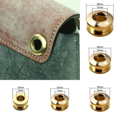 1PC Bag Accessories With Washer Grommets Eyelets Brass Screw Buckles Leather Clothes Craft Garment