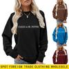 Autumn/Winter Women's Versatile Round Neck Hoodie Pullover
