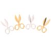 2Pcs 1:12 Dollhouse Mini Metal Scissors Model Silver/Gold House Furniture Decor