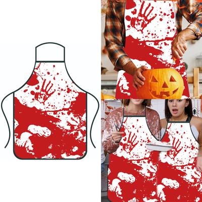 Halloween Bloody Apron for Adults Scary Blood Splatter Butchers Costume Accessory Holiday Kitchen Cooking Clothing